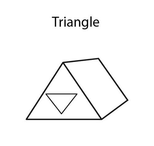 Бисер Япония TOHO 11/0 TRIANGLE №3 2.2 мм 5 г №0262 золотой/радужный TOHO-TRI-2.2-0262