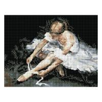Алмазная мозаика ТРИ СОВЫ "Балерина" 30 x 40 см, холст на деревянном подрамнике RE-АМП3040_47603