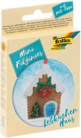 Набор для шитья из фетра FOLIA Gingerbread House/Пряничный домик FL-52914