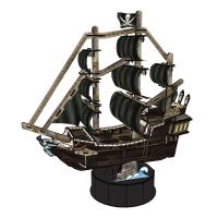 3D пазл CubicFun Серия "Корабли" Месть королевы Анны, 100 деталей UT-T4035h