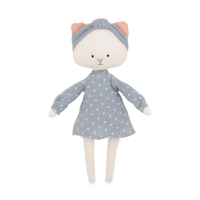 Мягкая игрушка ORANGE TOYS Кошечка Кристи в голубом платье 30 см ORT-CM01-29/13