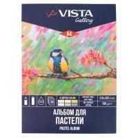 Альбом для пастели VISTA-ARTISTA 160 г/м2 A4 21 х 29.7 см склейка с одной стороны 18 л. 6 цв. Светлые тона PCPS-A4