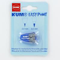 Точилка KUM Easy Point, 2 отверстия, для тонких грифелей (2, 3 мм), контейнер KUM-1057112