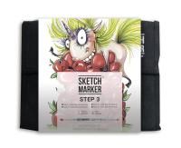 Набор маркеров SKETCHMARKER Step 3 36 шт для начинающих + сумка органайзер MPSM-36STEP3