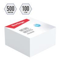 Блок для записей Berlingo "Premium" 9 x 9 x 4.5 см белый, 100% белизна RE-ZP8601