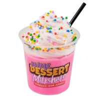 Слайм Slime "Dessert Milkshake" розовый, 3+ AS-SLM136
