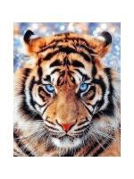 Алмазная мозаика: Взгляд тигра 40 x 50 см CV-LG297
