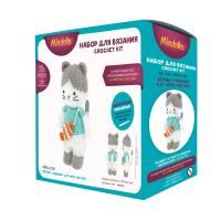 Набор для вязания "Miadolla" Котик с рыбкой AMG-0156