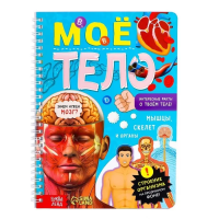 Книга: Энциклопедия с прозрачными страницами "Моё тело" 32 стр SIM-7041125