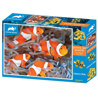 Стерео-пазл Prime 3D "Рыбы-клоуны" 500 деталей, 6+ JZL-10384