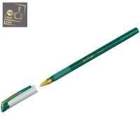 Ручка шариковая Berlingo "xGold" зеленая, 0.7 мм, игольчатый стержень, грип RE-CBp_07503