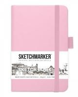 Блокнот для зарисовок SKETCHMARKER 140 г/м2 9 x 14 см 80 л, твердая обложка, Розовый MP2315001SM