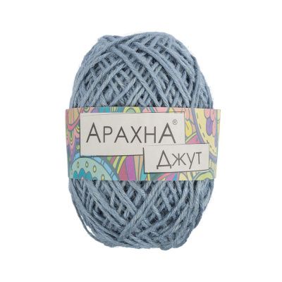 Пряжа ARACHNA Jute 100% джут 1 x 100 ± 10 г 90 ± 5 м №009 св.голубой ARA-JUT-009