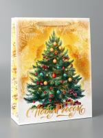 Пакет подарочный ламинированный 31 × 40 × 12 см "Ёлочка" SIM-10514042