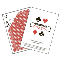 Колода пластиковых карт для покера Фабрика Покера с двойным индексом MAG005pf