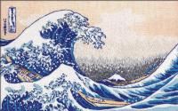 Набор для вышивания PANNA Живая картина. Большая волна в Канагаве MET-JK-2267