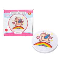 Набор для вышивания с пяльцами "Единорог" пластиковая игла KOR-05370