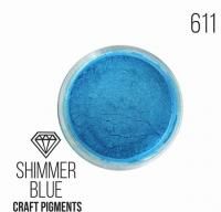 Пигмент CraftPigments 10 мл Shimmer blue искристый голубой EPX-PIG-10-37