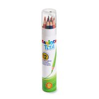 Карандаши цветные пластиковые Carioca "Tita" 12 цв заточенные 43340 43340