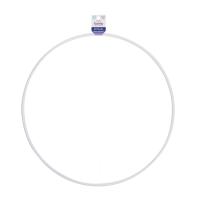 Кольцо для макраме GAMMA сталь металл d 200 мм белое RKS-020