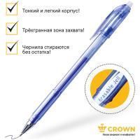 Ручка гелевая стираемая Crown "Erasable Jell" синяя, 0.5 мм RE-EG028