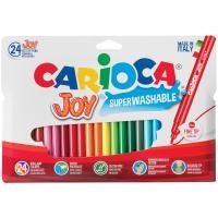 Фломастеры Carioca "Joy" 24 цв смываемые RE-40532
