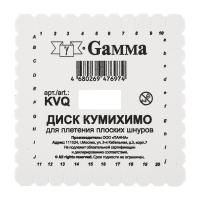 Диск Кумихимо для плетения плоских шнуров GAMMA в пакете с еврослотом KVQ