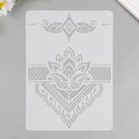 Трафарет "Лотос" 21 х 29.7 см, 1 шт пластиковый SIM-10249834