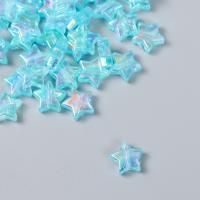 Бусины для творчества пластик "Звезда. Голубой перламутр" 20 г 1.1 x 1.1 x 0.4 см SIM-9291990