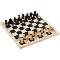 Набор игр 3 в 1 ТРИ СОВЫ "Нарды, шашки, шахматы" обиходные, деревянные с деревянной доской 40 x 40 см RE-НИ_46786