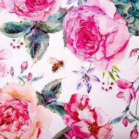 Бумага упаковочная глянцевая 70 x 100 см "Летние цветы" SIM-2505168