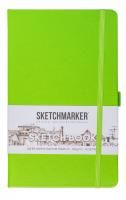 Блокнот для зарисовок SKETCHMARKER 140 г/м2 13 x 21 см 80 л, твердая обложка, Зеленый луг MP23143683SM