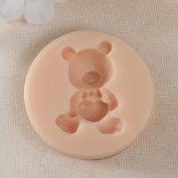 Молд силикон "Мишка с сердечком" 4.3 x 3 x 1.3 см SIM-9952253
