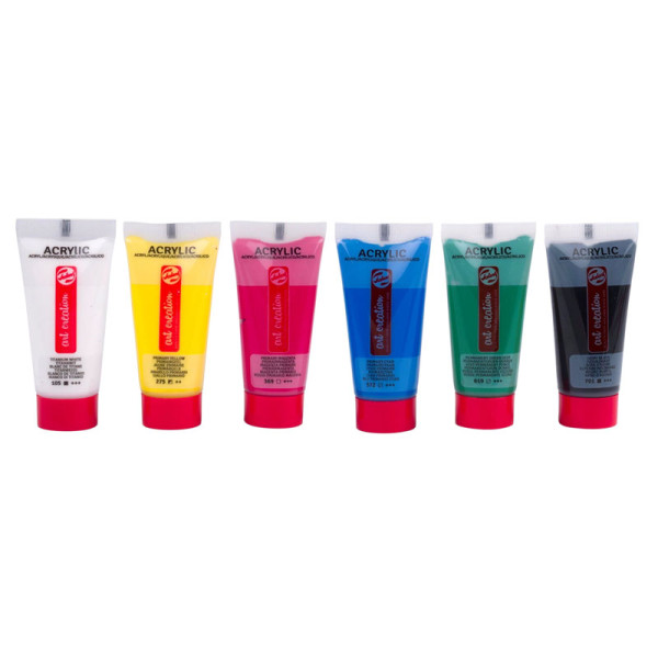 Набор акриловых красок ART CREATION 6 цв x 12 мл, основные цвета RT9021860M