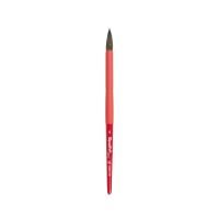 Кисть Roubloff Aqua Red round соболь-микс круглая обойма soft-touch ручка короткая красная №8 MPAqL1-08-05rT