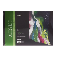 Альбом для акрила MayArt 360 г/м2 A3 420 x 297 мм 12 л, 100% целлюлоза, склейка MA00276