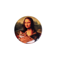 Значок закатной "Мона Лиза" 56 мм SIM-5244449