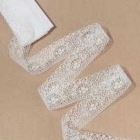 Кружево капроновое лента 35 мм х 10 м белый SIM-2795927