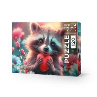 Пазл 120 элементов ФРЕЯ "Енотик с любовью" PZL-120/09