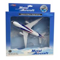 Игрушка инерционная KiddieDrive Пассажирский самолет,  металл, 18,5 см UT-91015
