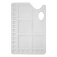 Палитра СОНЕТ пластиковая 34 x 23.4 см, 23 ячейки, прямоугольная NP-DK18517