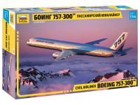 Сборная модель: Пассажирский авиалайнер Боинг 757-300 З-7041