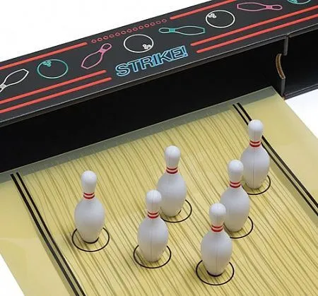 Настольная игра: PlayLab Игра "Нано-Боулинг" в тубусе MAGM6203
