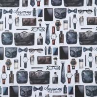 Бумага упаковочная крафтовая 70 х 100 см "Лучшему во всем" SIM-10175203