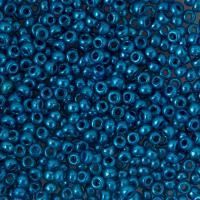 Бисер Чехия круглый 6 10/0 2.3 мм 1 г 18336 (Ф652) синий/металлик 18336-Ф652
