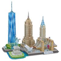 3D пазл CubicFun Серия "CityLine" Нью-Йорк, 123 деталей UT-MC255h_P688h