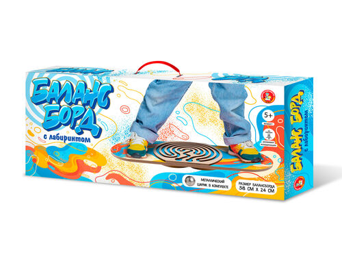 Балансир "Балансборд" с лабиринтом, одна точка опоры KOR-02449