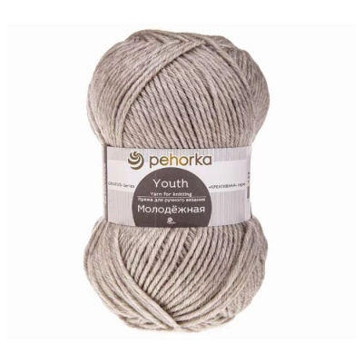 Пряжа Пехорская ПТ "Молодежная" 91% акрил, 9% полиамид 200 г 280 м ± 14 м