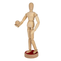 Манекен человека СОНЕТ мужской, с мячом, деревянный, 20 см NP-DK16224