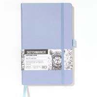 Блокнот для зарисовок SKETCHMARKER 140 г/м2 13 x 21 см 80 л, твердая обложка, Пыльный голубой NP-25053603SM